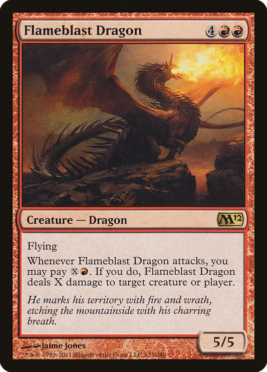 Flameblast Dragon [Core Set 2012] [Foil]