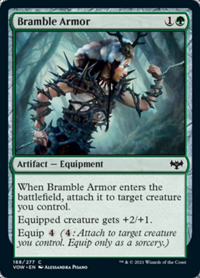 Bramble Armor [Innistrad: Crimson Vow] [Foil]