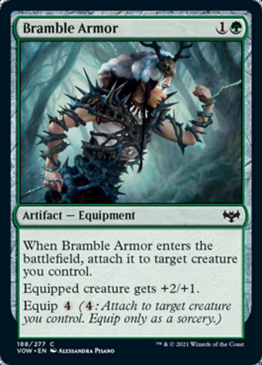 Bramble Armor [Innistrad: Crimson Vow] [Foil]