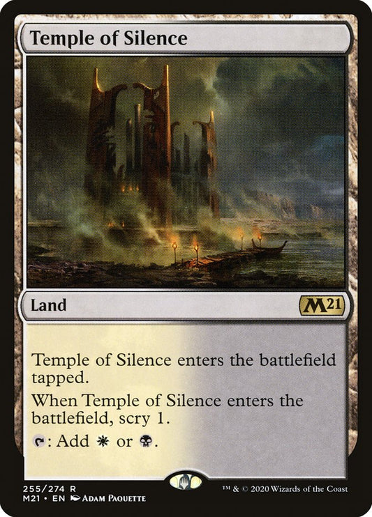 Temple of Silence [Core Set 2021] [Foil]