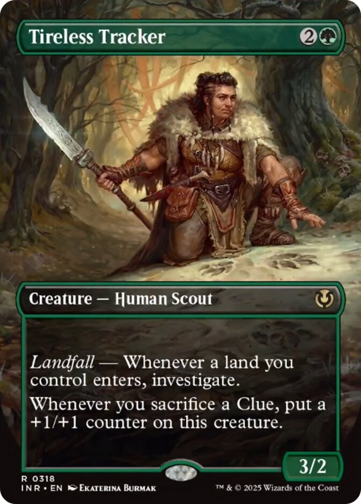 Tireless Tracker (Borderless) [Innistrad Remastered] [Foil]