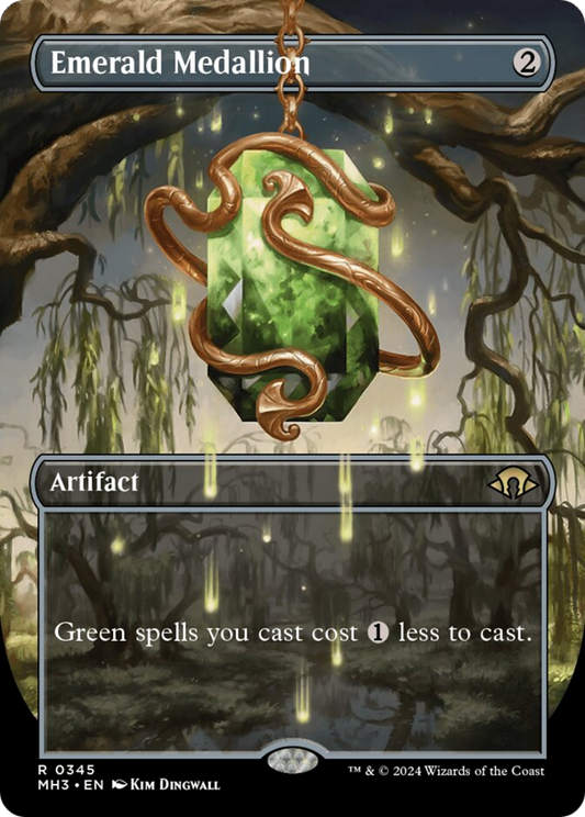 Emerald Medallion (Borderless) [Modern Horizons 3] [Foil]