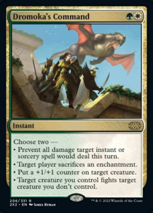 Dromoka's Command [Double Masters 2022] [Foil]