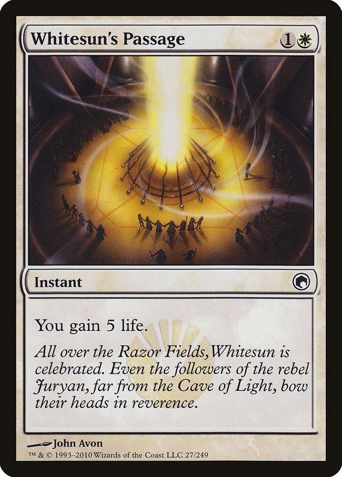 Whitesun's Passage [Scars of Mirrodin] [Foil]