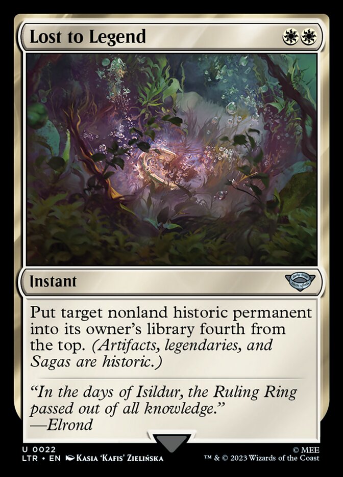 Lost to Legend [The Lord of the Rings: Tales of Middle-Earth] [Foil]