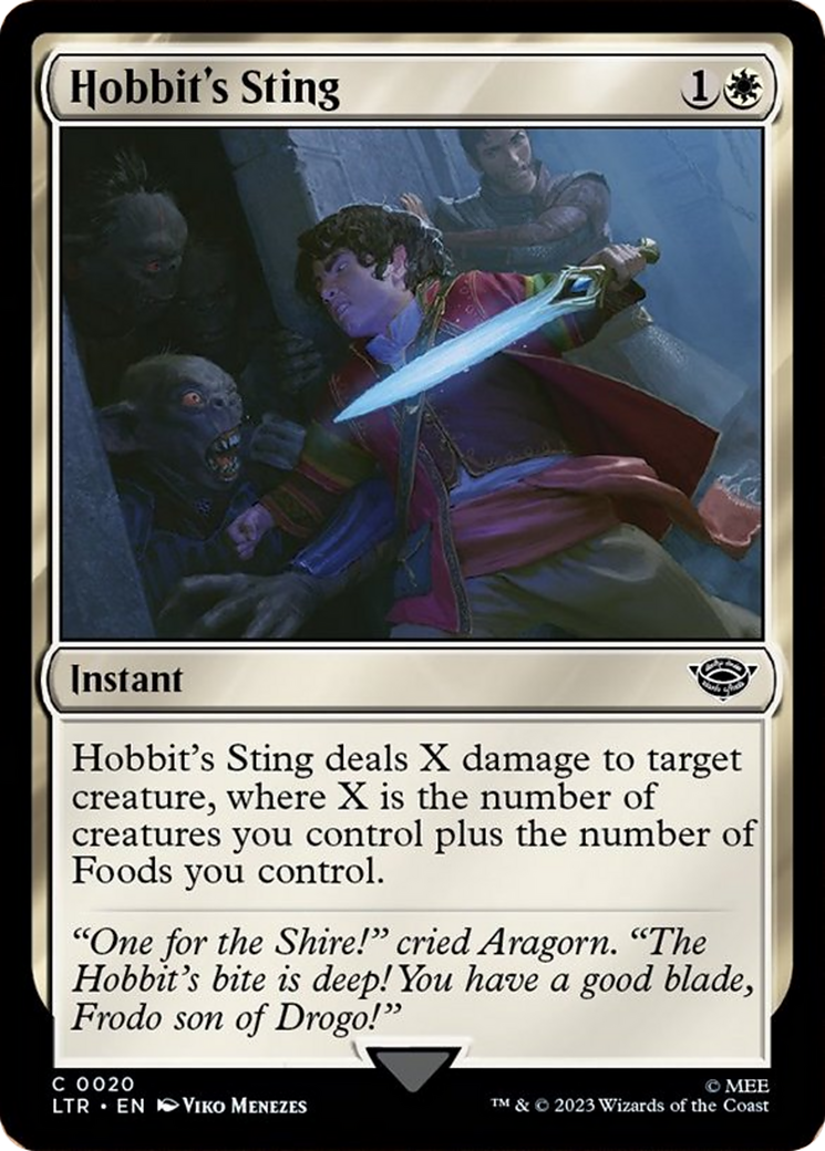 Hobbit's Sting [The Lord of the Rings: Tales of Middle-Earth] [Foil]