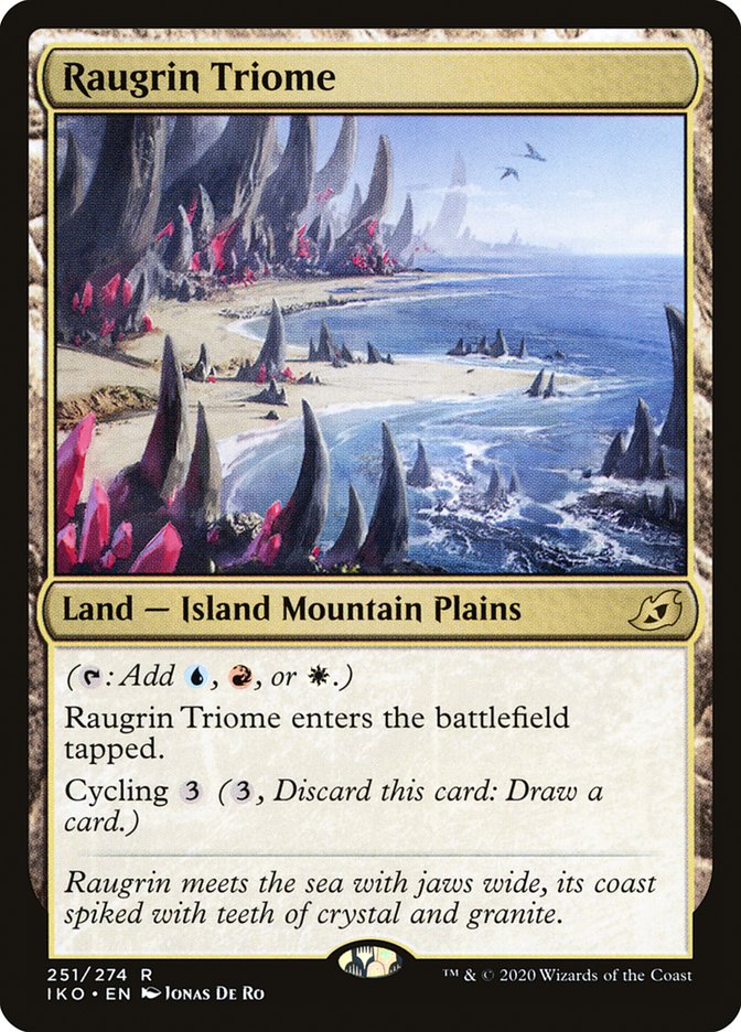 Raugrin Triome [Ikoria: Lair of Behemoths] [Foil]