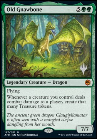 Old Gnawbone (Promo Pack) [Dungeons & Dragons: Adventures in the Forgotten Realms Promos] [Foil]