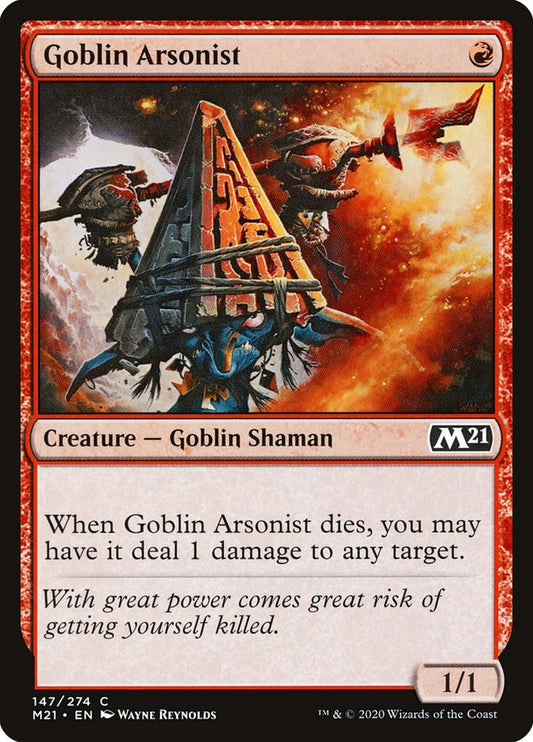 Goblin Arsonist [Core Set 2021] [Foil]