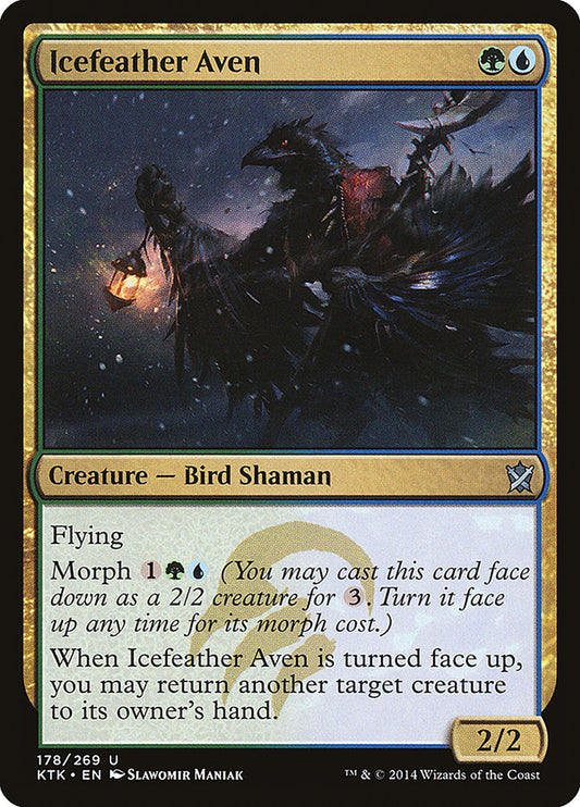 Icefeather Aven [Khans of Tarkir] [Foil]