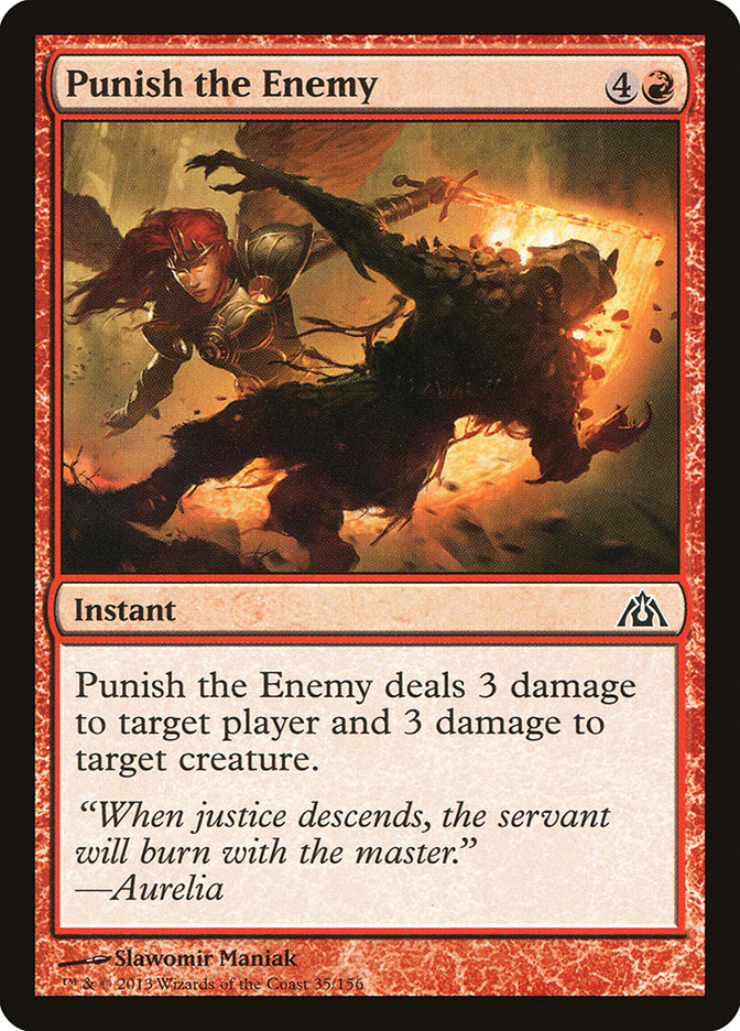 Punish the Enemy [Dragon's Maze] [Foil]