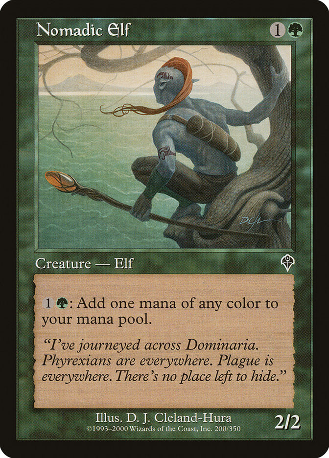 Nomadic Elf [Invasion] [Foil]