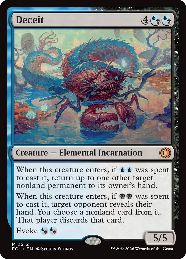 Deceit [Lorwyn Eclipsed] [Foil]