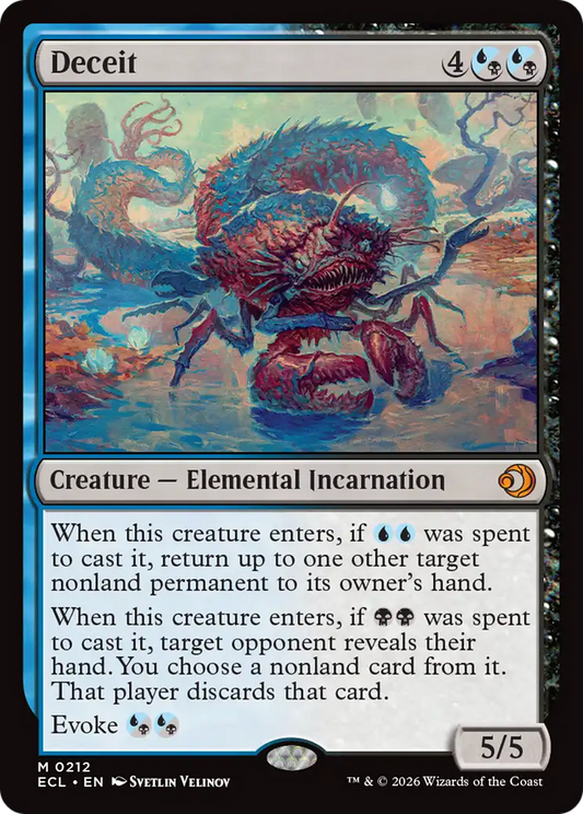 Deceit [Lorwyn Eclipsed] [Foil]
