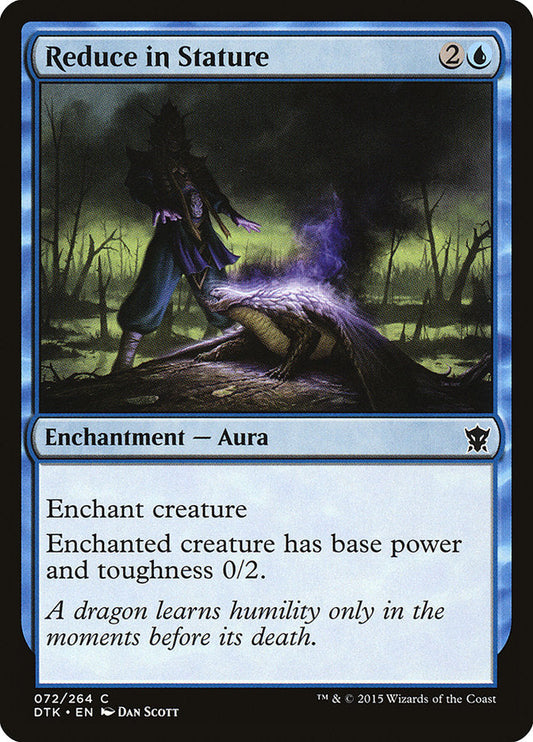 Reduce in Stature [Dragons of Tarkir] [Foil]