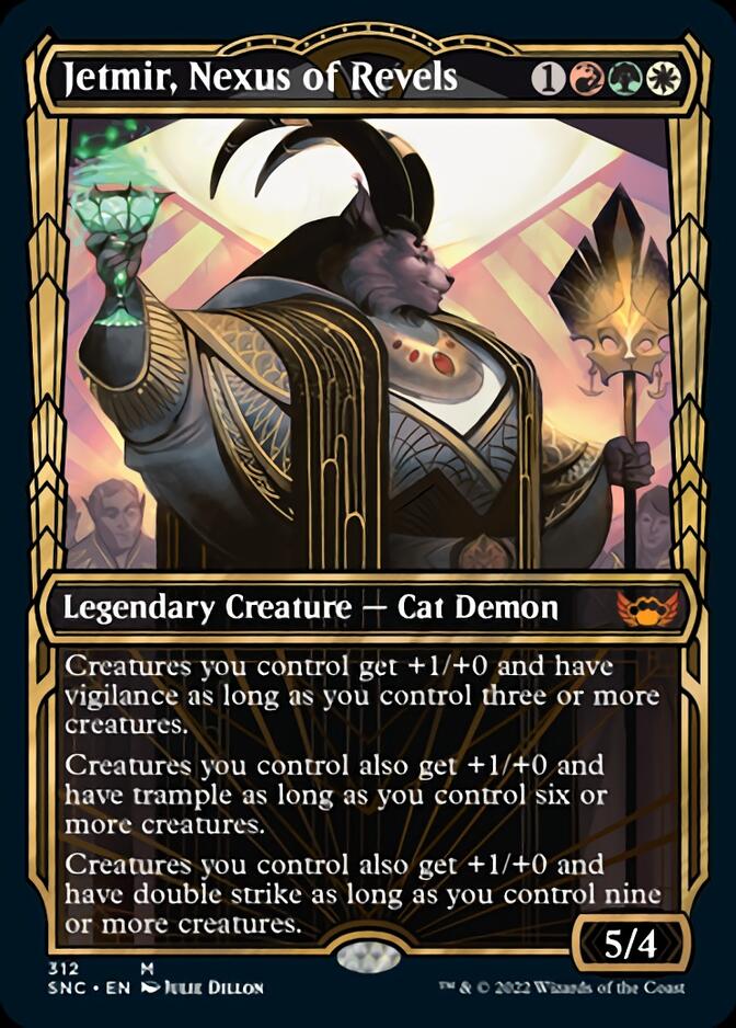 Jetmir, Nexus of Revels (Showcase Golden Age) [Streets of New Capenna] [Foil]