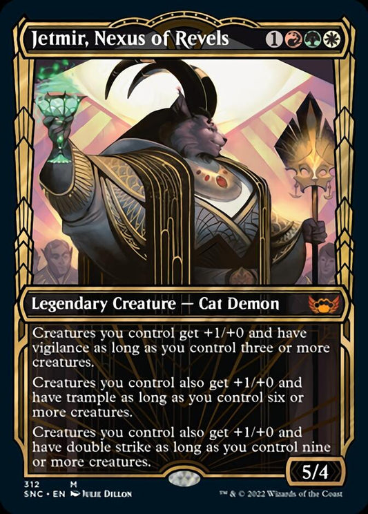 Jetmir, Nexus of Revels (Showcase Golden Age) [Streets of New Capenna] [Foil]