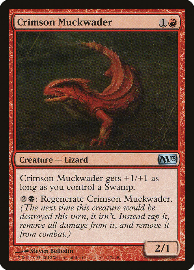 Crimson Muckwader [Core Set 2013] [Foil]