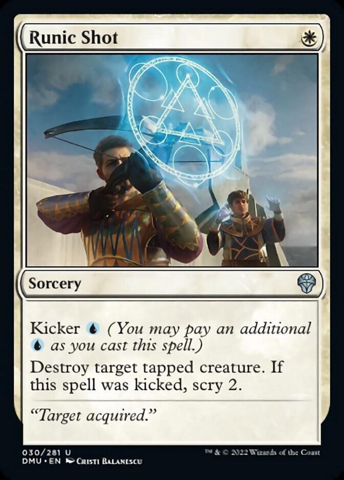 Runic Shot [Dominaria United] [Foil]