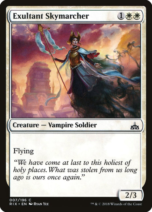 Exultant Skymarcher [Rivals of Ixalan] [Foil]