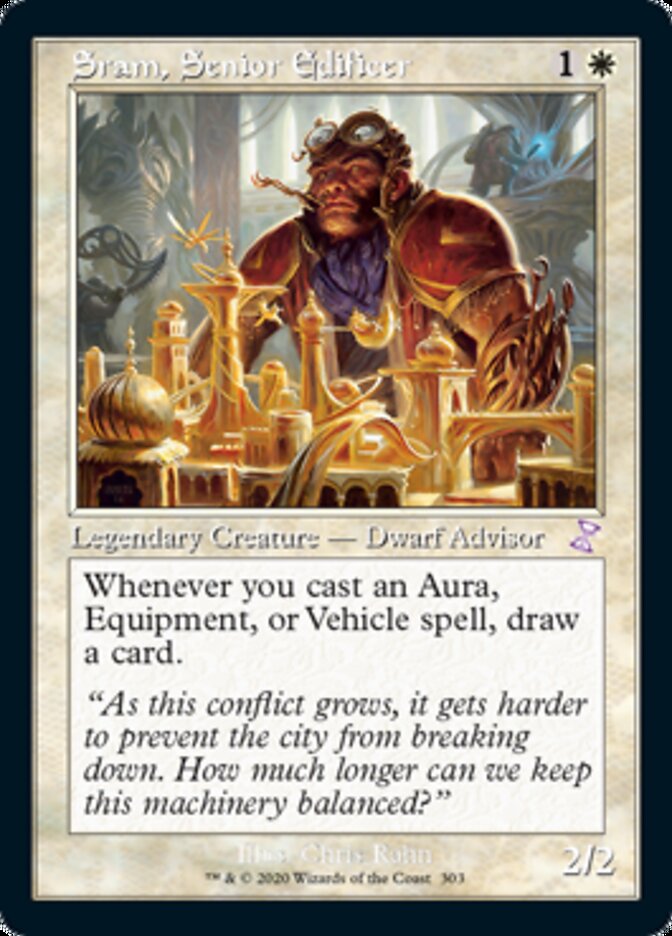 Sram, Senior Edificer (Timeshifted) [Time Spiral Remastered] [Foil]