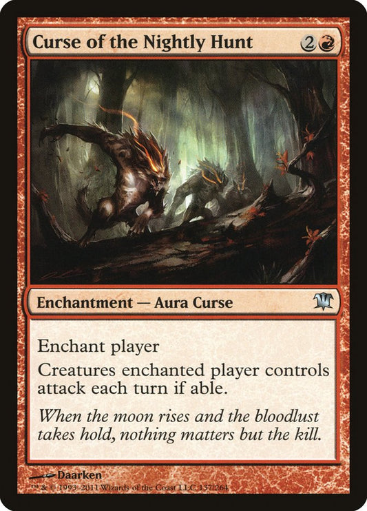 Curse of the Nightly Hunt [Innistrad] [Foil]
