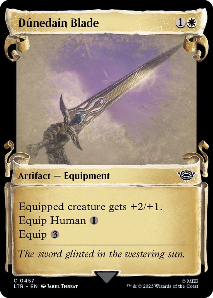 Dunedain Blade [The Lord of the Rings: Tales of Middle-Earth Showcase Scrolls] [Foil]