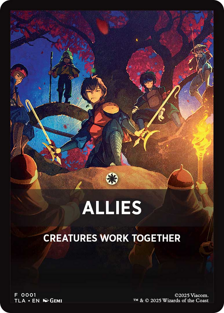 Allies Theme Card [Avatar: The Last Airbender: Eternal-Legal] [Foil]