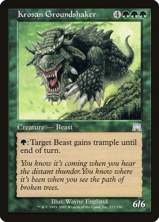 Krosan Groundshaker [Onslaught] [Foil]