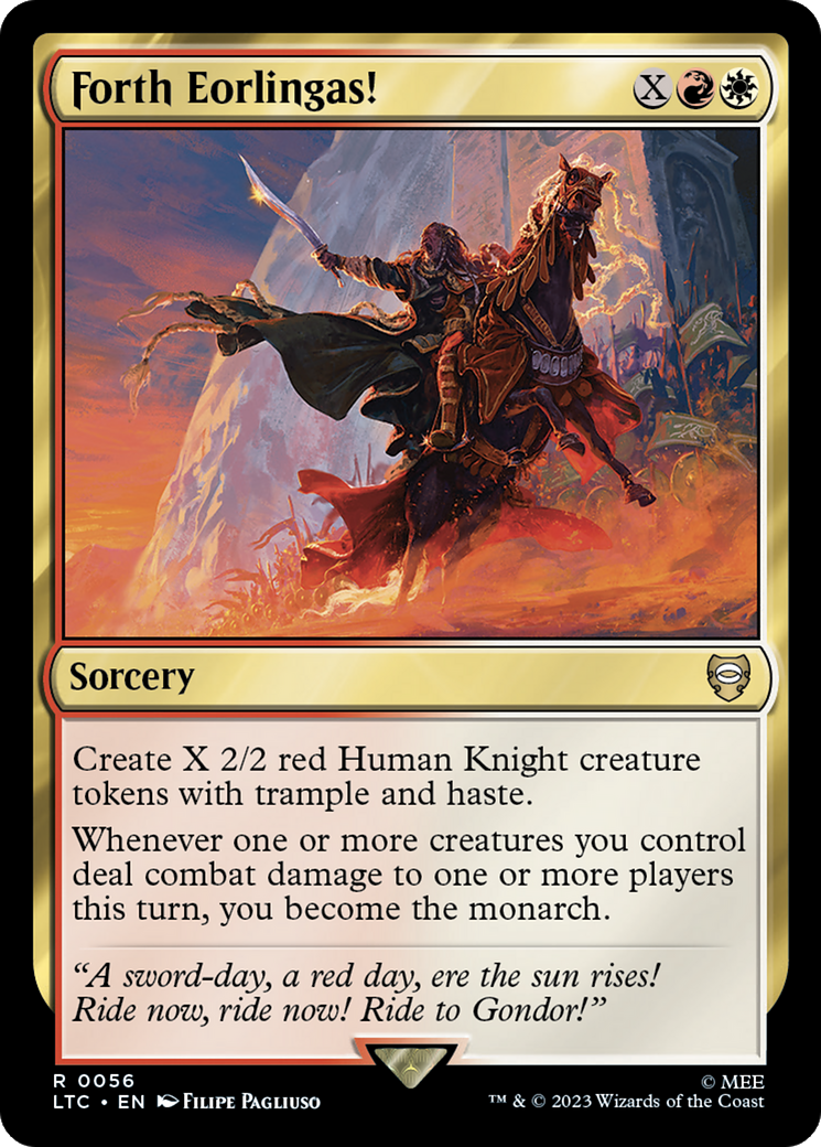 Forth Eorlingas! [The Lord of the Rings: Tales of Middle-Earth Commander] [Foil]