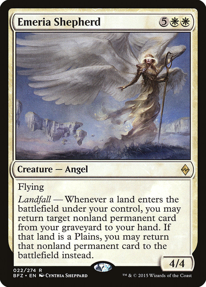 Emeria Shepherd [Battle for Zendikar] [Foil]