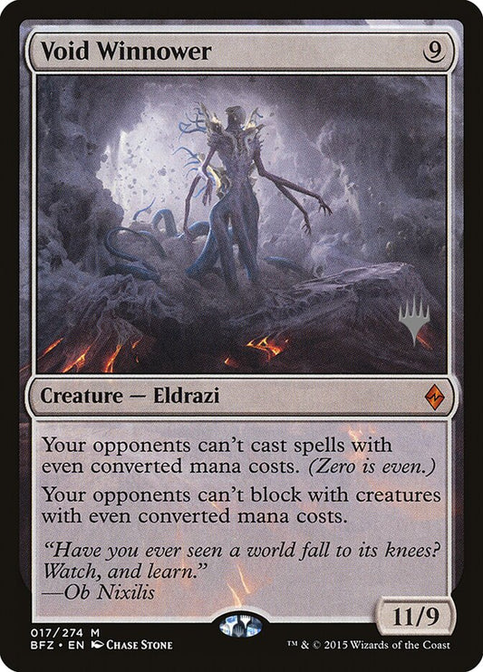 Void Winnower (Promo Pack) [Battle for Zendikar Promos] [Foil]