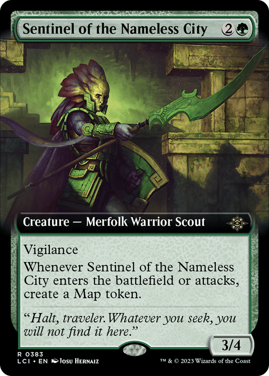 Sentinel of the Nameless City (Extended Art) [The Lost Caverns of Ixalan] [Foil]