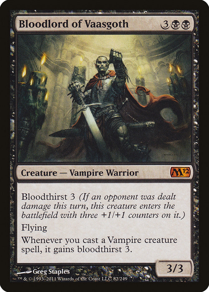 Bloodlord of Vaasgoth [Core Set 2012] [Foil]