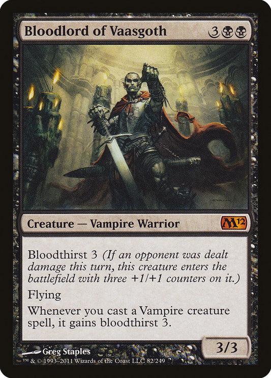 Bloodlord of Vaasgoth [Core Set 2012] [Foil]