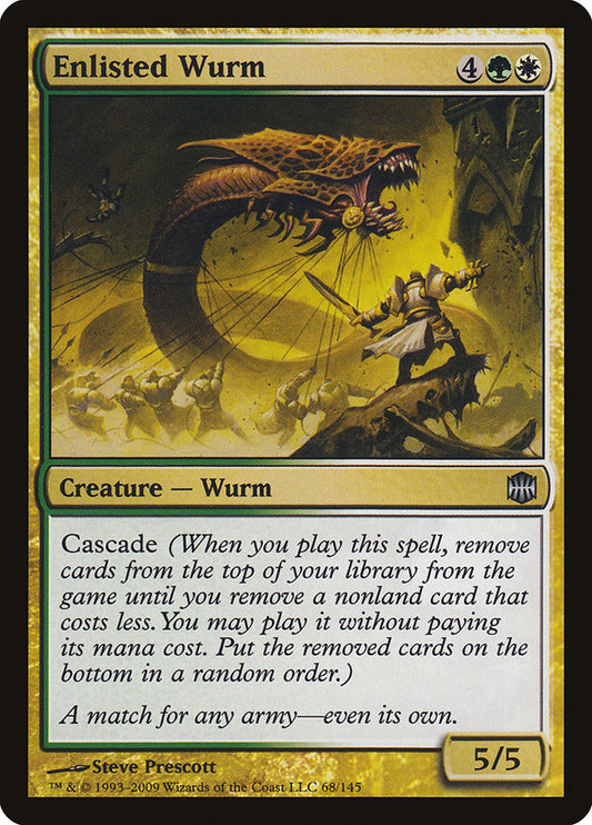 Enlisted Wurm [Alara Reborn] [Foil]