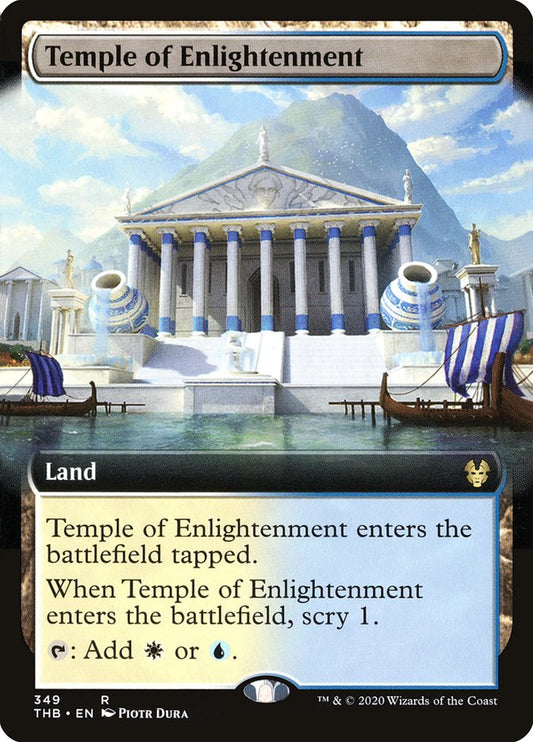 Temple of Enlightenment (Extended Art) [Theros Beyond Death] [Foil]