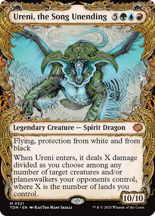 Ureni, the Song Unending (Showcase) [Tarkir: Dragonstorm] [Foil]