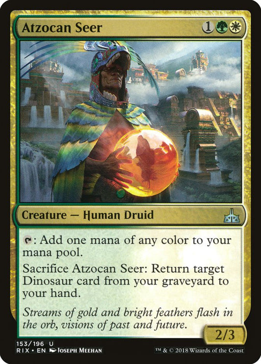Atzocan Seer [Rivals of Ixalan] [Foil]