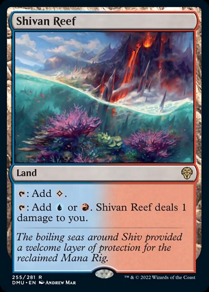 Shivan Reef [Dominaria United] [Foil]
