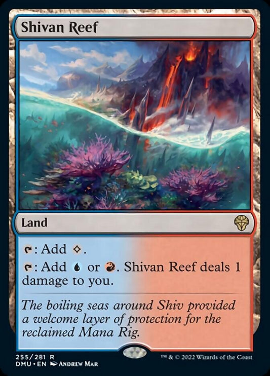 Shivan Reef [Dominaria United] [Foil]