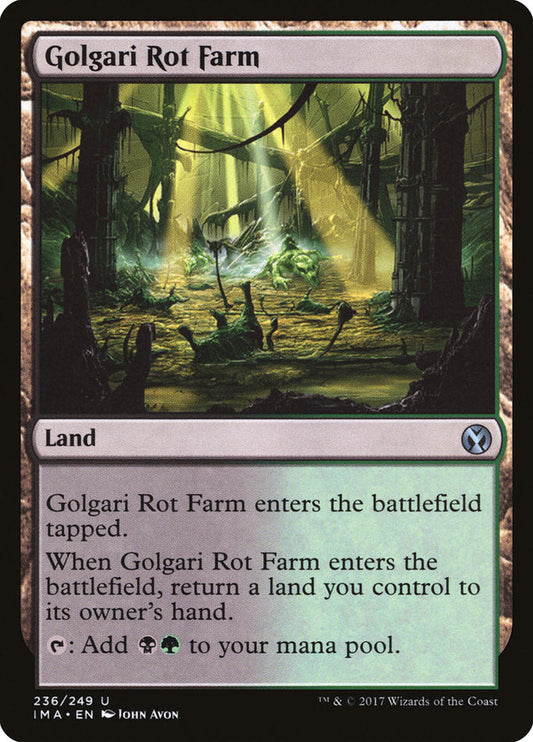 Golgari Rot Farm [Iconic Masters] [Foil]