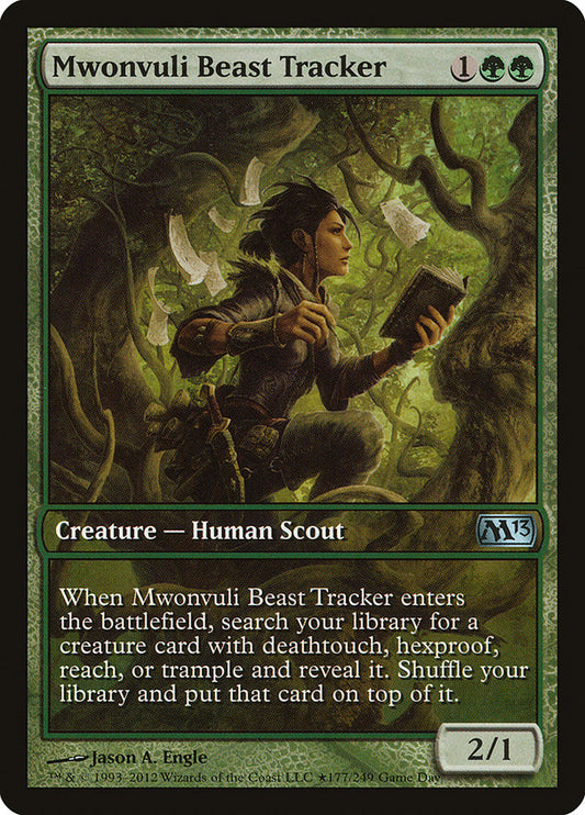 Mwonvuli Beast Tracker (Game Day) [Core Set 2013 Promos]