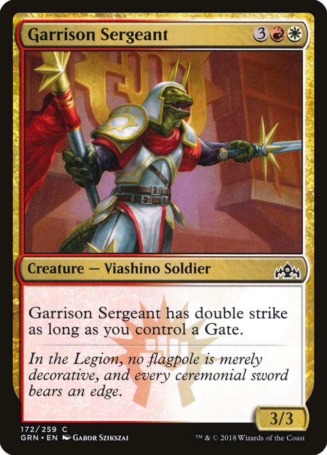 Garrison Sergeant [Guilds of Ravnica] [Foil]