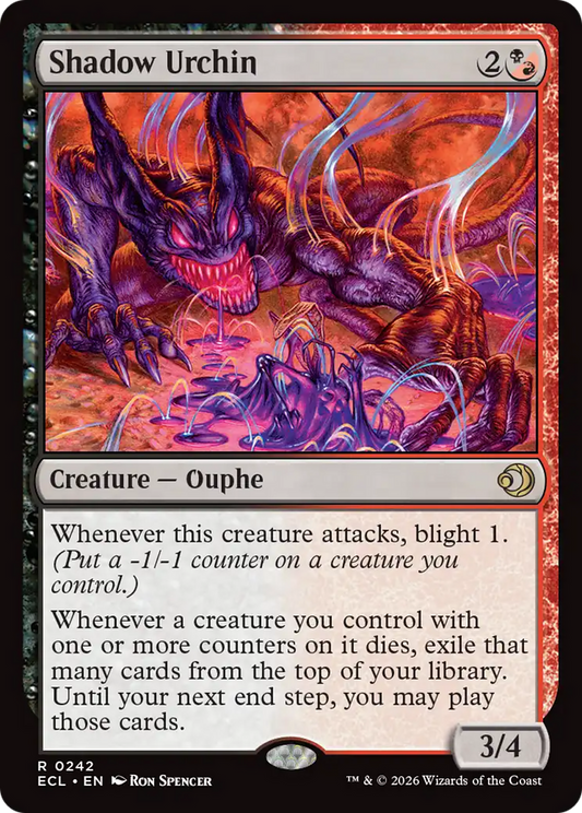 Shadow Urchin [Lorwyn Eclipsed] [Foil]