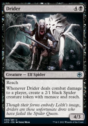 Drider [Dungeons & Dragons: Adventures in the Forgotten Realms] [Foil]