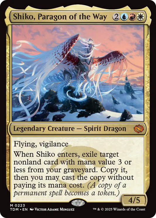 Shiko, Paragon of the Way [Tarkir: Dragonstorm] [Foil]