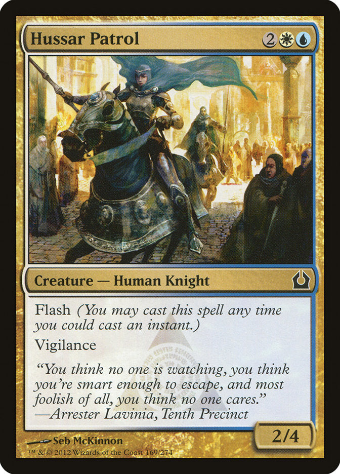 Hussar Patrol [Return to Ravnica] [Foil]