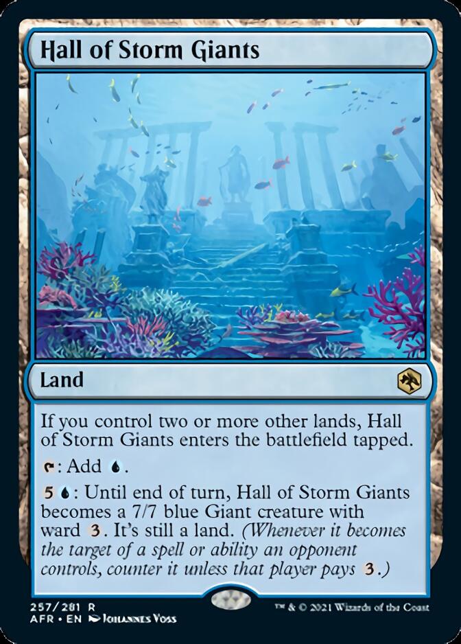 Hall of Storm Giants [Dungeons & Dragons: Adventures in the Forgotten Realms] [Foil]