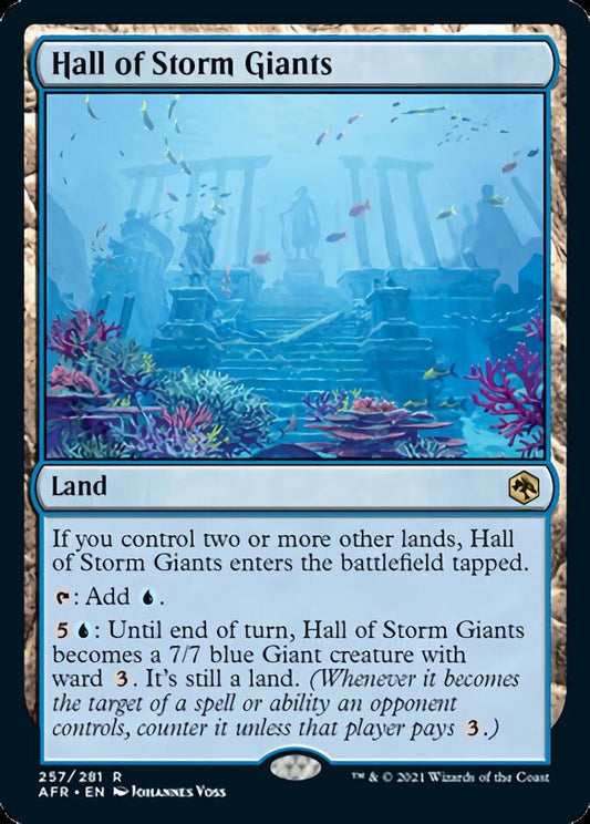 Hall of Storm Giants [Dungeons & Dragons: Adventures in the Forgotten Realms] [Foil]